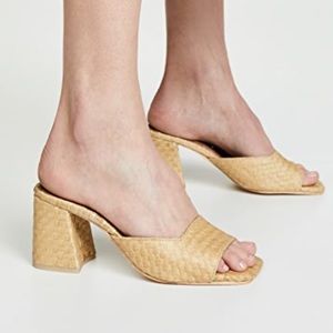 Jeffrey Campbell heeled sandal mules